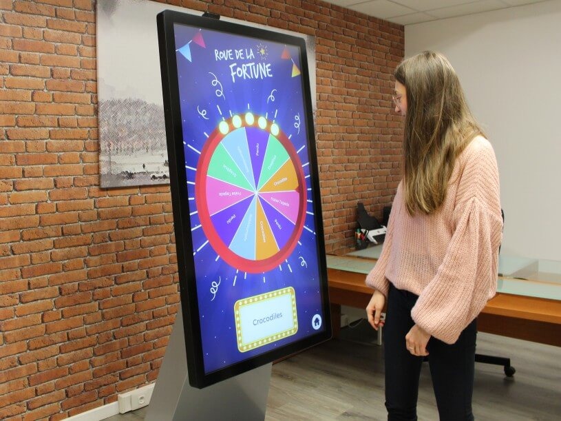 Roue de la fortune interactive